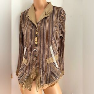 20” PTP L Amazing Elisa Cavaletti blazer top Italian designer